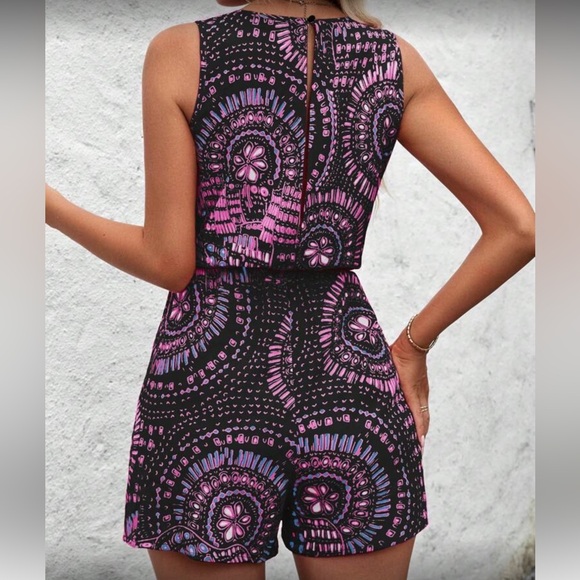 Bohemian print romper - Picture 2 of 6